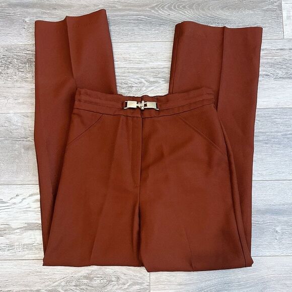 Vintage Burnt Orange Women’s Trousers - Picture 1 of 4